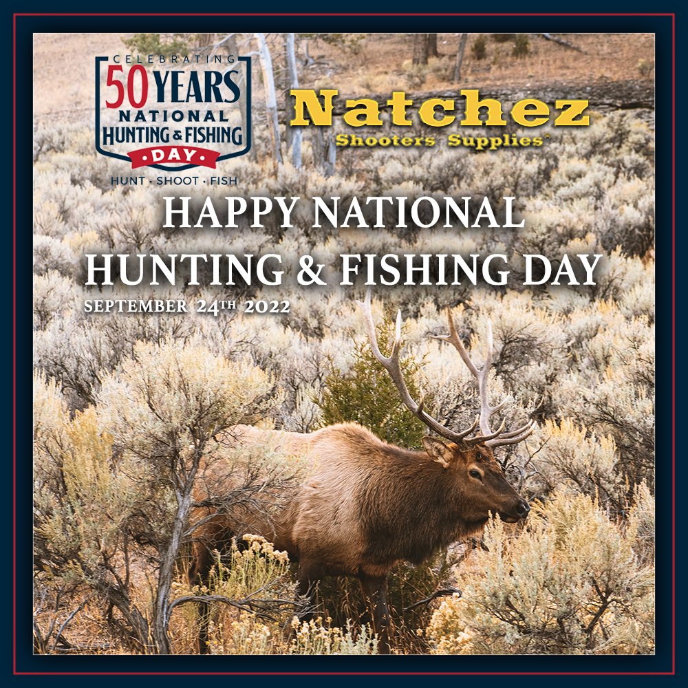 natchezss's tweet photo. Today is National Hunting and Fishing Day! Tell us how you plan on celebrating this year. #GuideToOutside
@NSSF
#Outdoors #Fishing #huntinglife #fishinglife #huntingseason https://t.co/SP1GxzELko