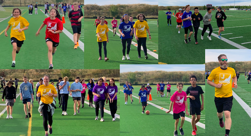 Our amazing <a href="/RundleJrHigh/">Rundle College Jr. High</a> students ran approximately 6000 laps on Hauk Field today for our annual Terry Fox Run. #iamnotaquitter #TerryFoxRun #BeWell #WeAreRundle
