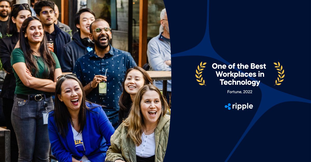 Ripple's tweet photo. Since launching our matching program in 2018, Ripplers are on track to reach $1M in donations. Learn how we make giving back part of the employee experience through #RippleImpact. https://t.co/BW1yhThwtW https://t.co/2DSaUInEeH