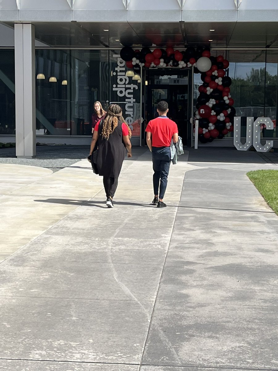 GBBNArchitects's tweet photo. 🎈🎉🥂🔥 <—All of the celebratory things, because #DigitalFutures is lit! It was a beautiful day to checkout #TheFutureOfResearch!
#GBBN #architecture #design #innovation #research
@UC_DigiFutures @TerrexCincy @uofcincy @schaefershares @cincy_id @messerwearebldg https://t.co/DoeHyc9bri