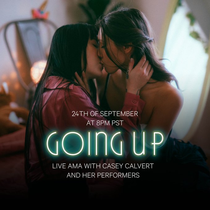 Tonight!! At 8PM PST we’ll be doing an AMA on the 
@lust_cinema subreddit talking about “Going Up” ❤️