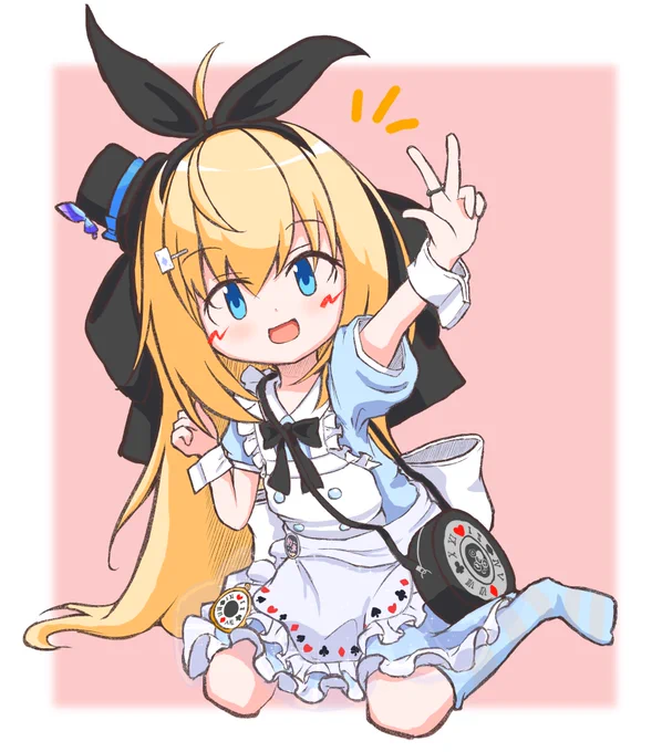 これは板タブの練習で描いた約束さん!こないだからぱり撮影会でお邪魔した約束カフェバーとても綺麗だった!! 
