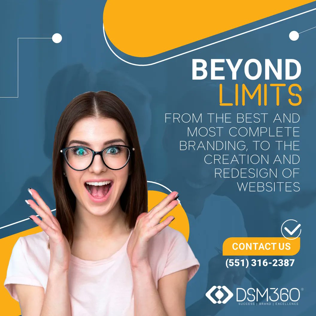 360Dsm's tweet photo. The best way to make a strong impression is to be different and come into your customers as appealing or eye-catching. Like we say at @360Dsm: take things beyond the limits! 

#dsm360 #digitalmarketing #branding #webdesign #seo #creativity #logo #design #brandidentity https://t.co/vFcCb79Jma