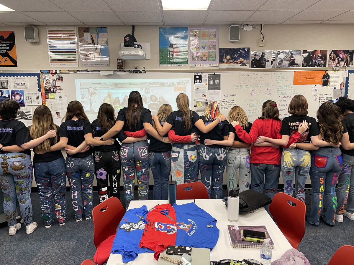 Kats_Principal's tweet photo. Such an awesome way to end #khshoco week! Love seeing our students showing their Wildkat spirit! #redandblue #legacymatters https://t.co/ShyyF4Menc