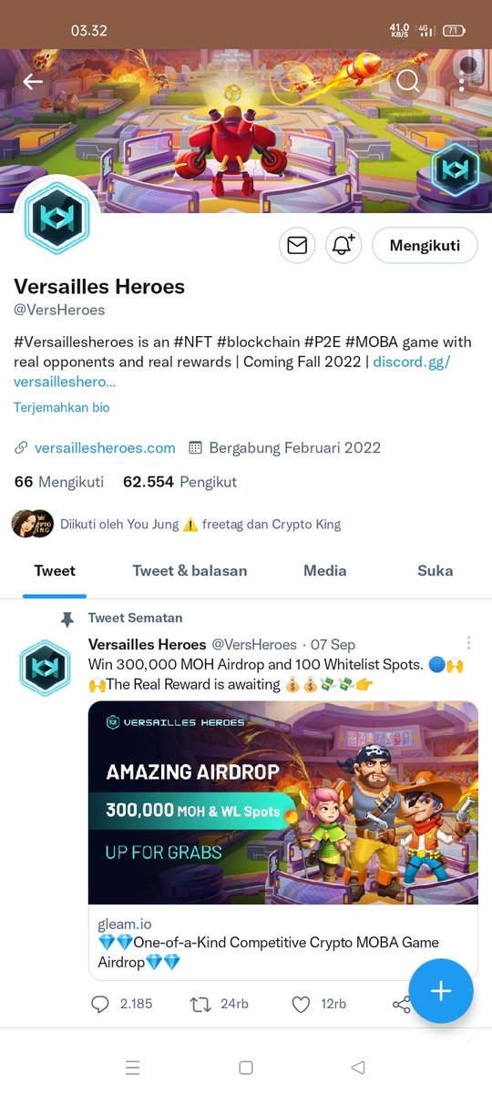 luckky_person's tweet photo. @CryptoKing4Ever @VersHeroes Done https://t.co/PgaP8ZhaQT