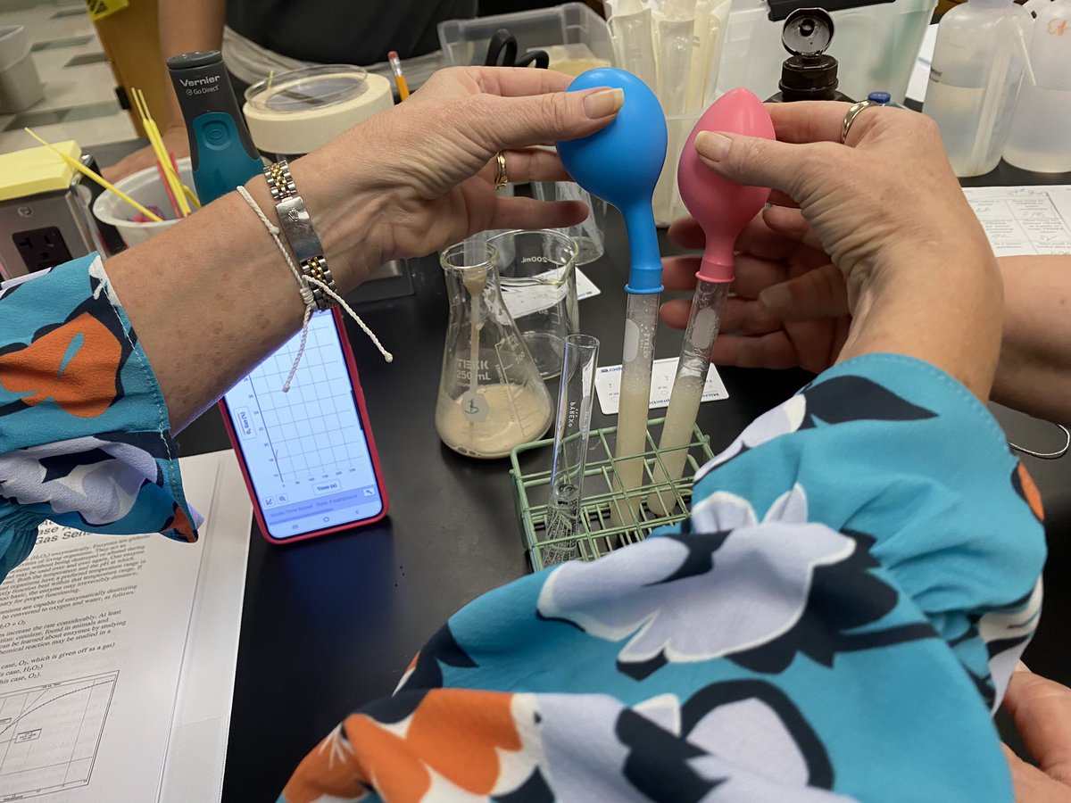 DrWhitneyHolden's tweet photo. #ASMSA has hosted 25 AP Biology teachers on campus this month as part of the grant-funded #AdvancedBioPlus teacher training program. They learned how to implement 5 labs, plus statistical analysis, including high tech options and low-cost alternatives. https://t.co/VHDyB2cMu3