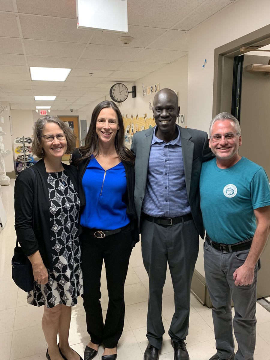MarthaRyanToye's tweet photo. The Iron Giraffe challenge. Water for Sudan-student led learning and real life problem solving. Kindness and compassion too! What a great story! Thank you Salva Dut! #d96inspires https://t.co/MVXs9pyOdZ