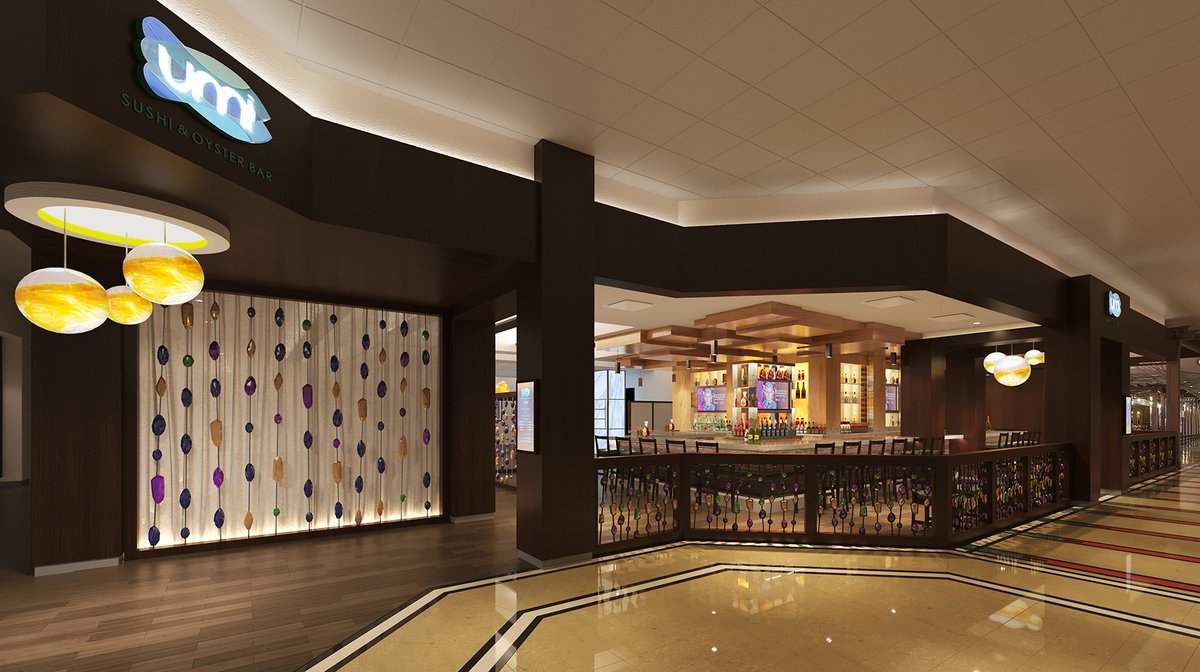 The remodel and expansion of the Umi Sushi &amp; Oyster Bar and lounge at <a href="/PechangaCasino/">Pechanga Resort Casino</a> will provide 17 additional seats for a total of 37 seats, along with custom woodworking, new flat screen TVs, and modern lighting.