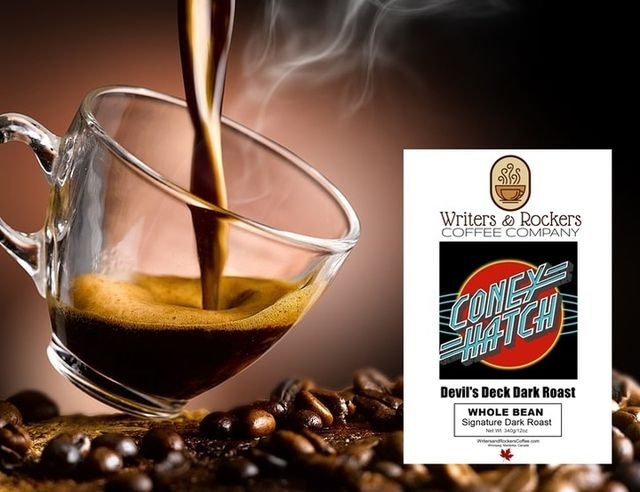 rockerscoffee's tweet photo. When the music is loud and the coffee is strong, you know life is good.
#coneyhatch #devilsdeck #damngoodcoffee #fridaycoffee #damngoodmusic #coffee☕️ #writersandrockerscoffee https://t.co/dJykeA85E2