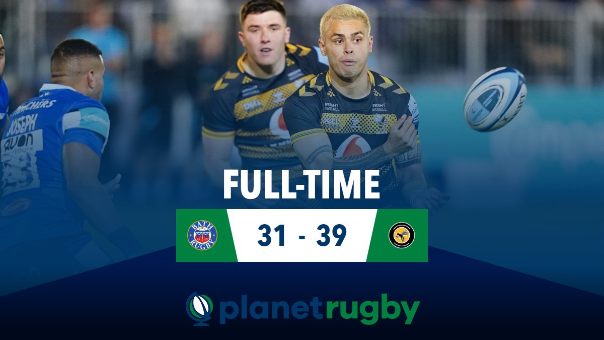 PlanetRugby's tweet photo. ππ Financially-stricken Wasps claim a victory over Bath, who have started the season with three successive defeats.
#GallagherPrem #BATvWAS https://t.co/etDWxX6zZZ