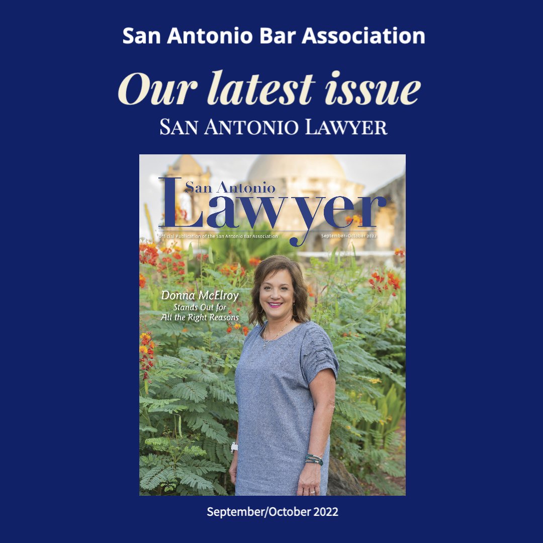 San Antonio Bar Association tweet media