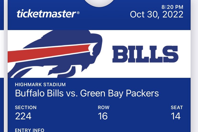 🚨#BillsMafia my friend has 2 extra tix for #BUFvsGB 

To enter to win ‘em reply to this tweet with who you’re taking &amp; why, &amp; RT w/ #FullbacksMatter for brownie points 😉. Random winner picked 26Sep. 

P.S. if you’re entering just to sell em I’ll hunt you down in these streets