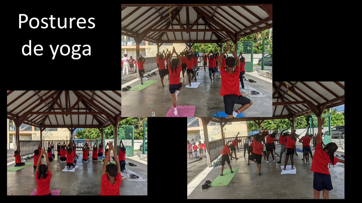 Christo08955379's tweet photo. Matinée d'ateliers sportifs: yoga lancers déplacements volleyball handball football à l'école de Baie des Tourelles du REP+ Dillon 2 pour cette semaine des sports @acmartinique @CircoFdF1 @EPrioritaire972 @fdfville https://t.co/Fg20XgfqiU