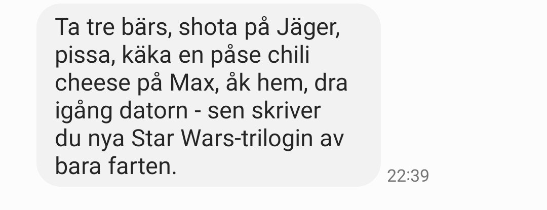Farsan ger mig skriv tips.