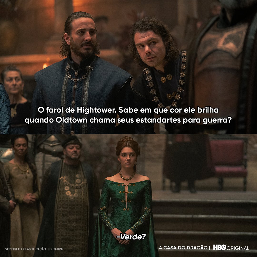 HBOMaxBrasil's tweet photo. A mensagem é clara e alta. #ACasaDoDragão #TheHouseoftheDragon https://t.co/Mhmf2p9DRY