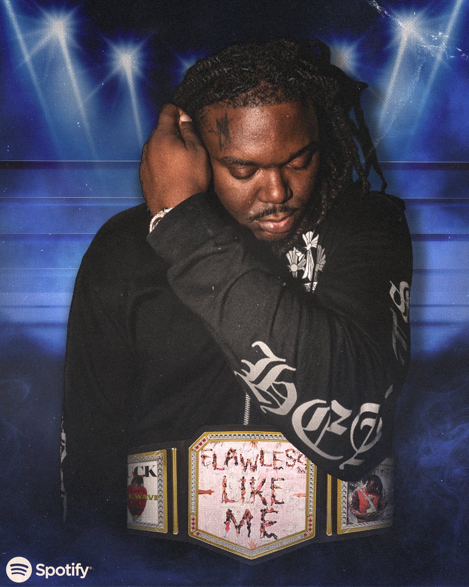 Spotify's tweet photo. The flawless champ did it again 🏆🦅 @FLAWLESSLUCKI https://t.co/TAPLS3uJFU