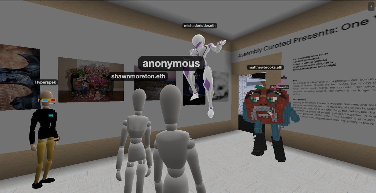 barry_stone's tweet photo. Good times with @AssemblyCurated Great Twitter Spaces with @brileigh @a1111ac011d0 @lifeofc, see their Voxel Gallery at https://t.co/q55Sc7I5Rv https://t.co/1GOiCVo0f5