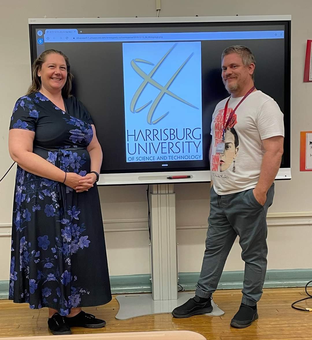 mrsmathmagician's tweet photo. Congratulations to Professor Higgins and Blyweiss (@dhpdesign)!! Ss in AP Comp Sci Principles & Year 3 Graphic Design at #MastbaumAVTS can earn 4 college credits from @HarrisburgU. #WeBuildTheFuture https://t.co/usxaDZ2wxS