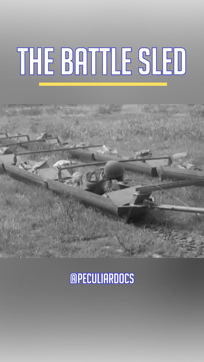 PeculiarDocs's tweet photo. Meet the bizarre WW2 invention dubbed the "Battle Sled" https://t.co/NMKxA6pocp https://t.co/7lOyAIisO3