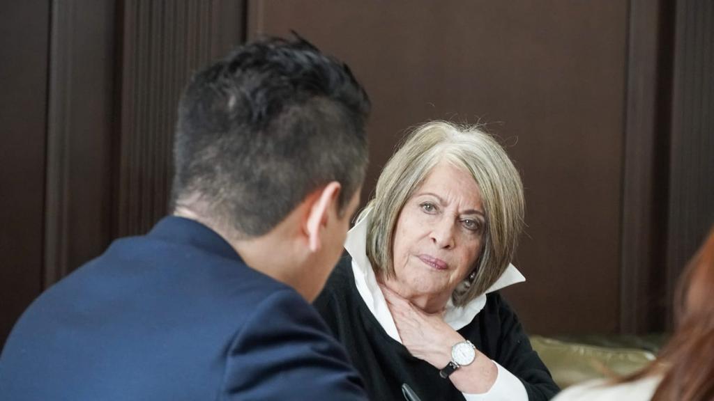 MinAgricultura's tweet photo. 📌Ministra @CeciliaLopezM habló con directivos de @Porkcolombia_ sobre temas de interés para productores porcinos 🐷 y los planes del @MinAgricultura para este importante motor de la economía nacional 🇨🇴 https://t.co/NdnaS63Y31