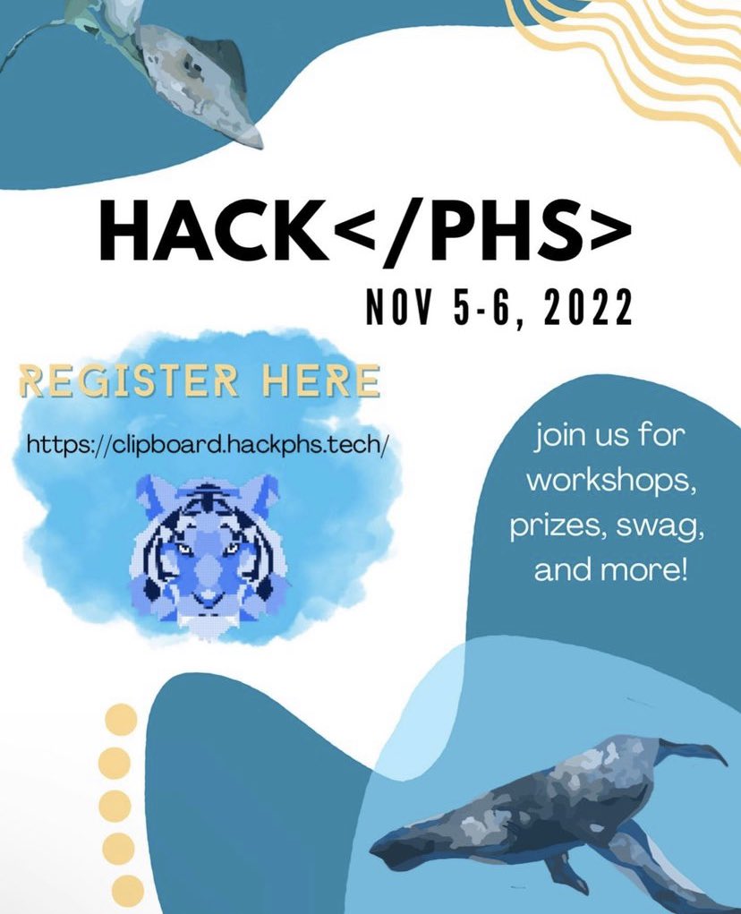 theHackPhs's tweet photo. HackPHS is quickly approaching! Make sure to sign up soon to enjoy the several workshops, food, and free merch! 🏃 https://t.co/EaNEKFHcmH