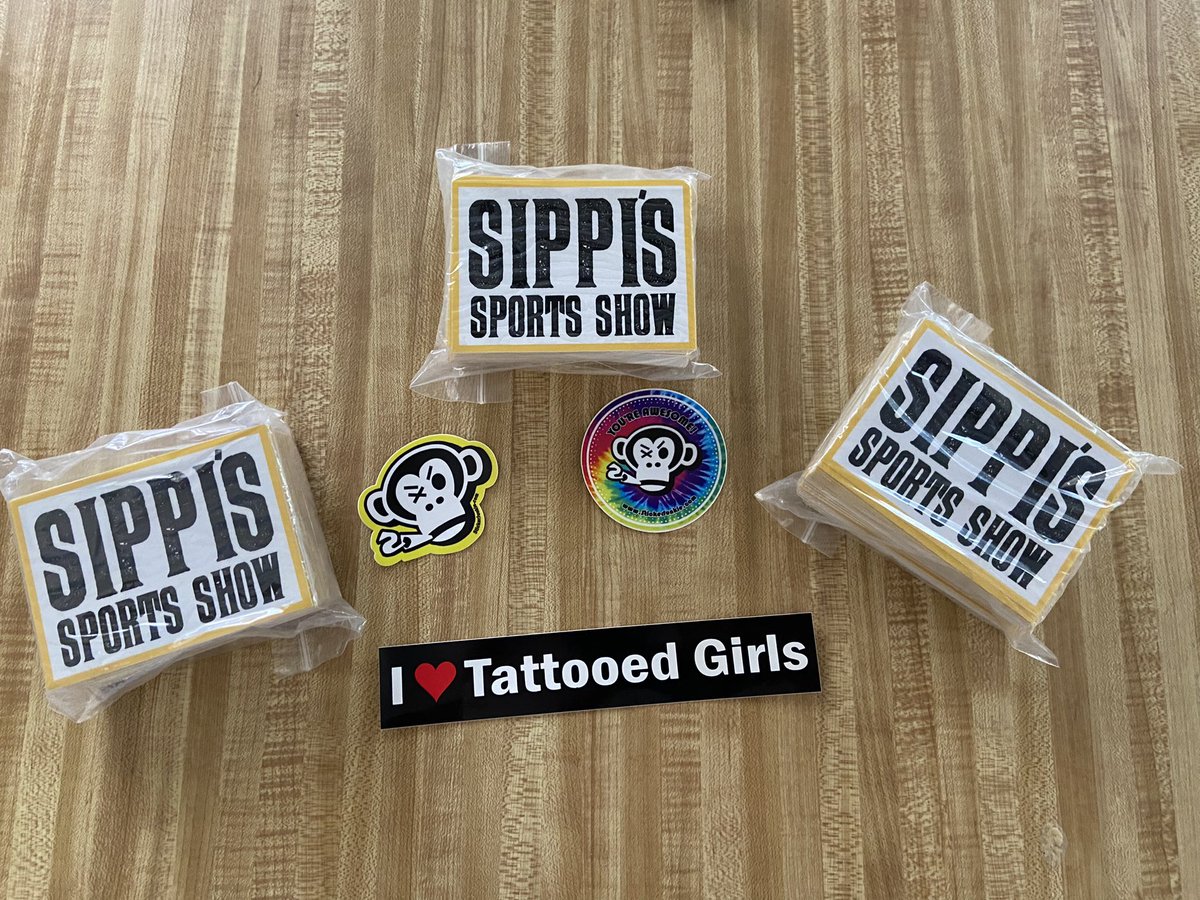 OfficialSippi's tweet photo. 🔥STICKERS ARE IN🔥
• I’ll have these on me at all games!
In person $3
Mailed: $4
#SippisSportsShow #SippiSquad #StickerJunkie @StkrJunkie https://t.co/f2OCXY3s4F
