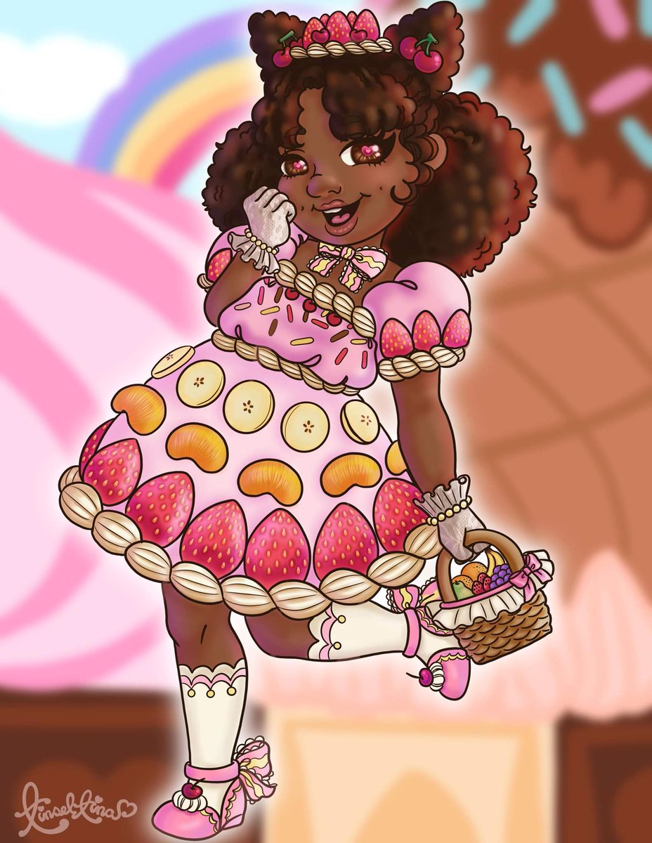 tinseltina_'s tweet photo. #LatinxsCreate #latinescreate 
Hi there! I'm Tina, I'm afro-brazilian and I love to draw all sort of things, but my favorites are pretty things. If you like my stuff and want to consider supporting what I do or get something special for yourself, links are below for that. https://t.co/LooQuKxdH9