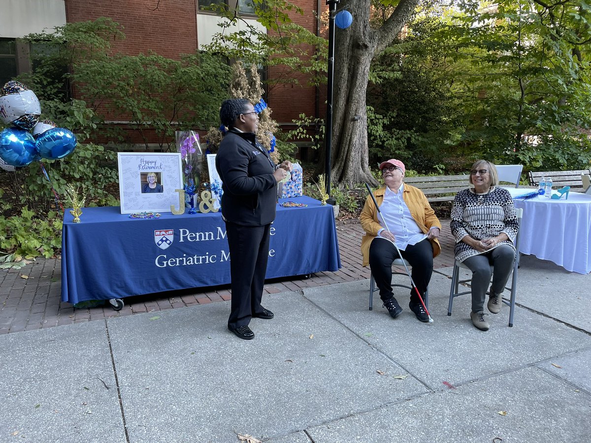 Congratulations to our retirees NP Jean Yudin and Hewitt Ashbridge! Thank you for your service with <a href="/Penn_Geriatrics/">Penn Geriatrics</a> <a href="/walke_the_talk/">Lisa Walke</a>