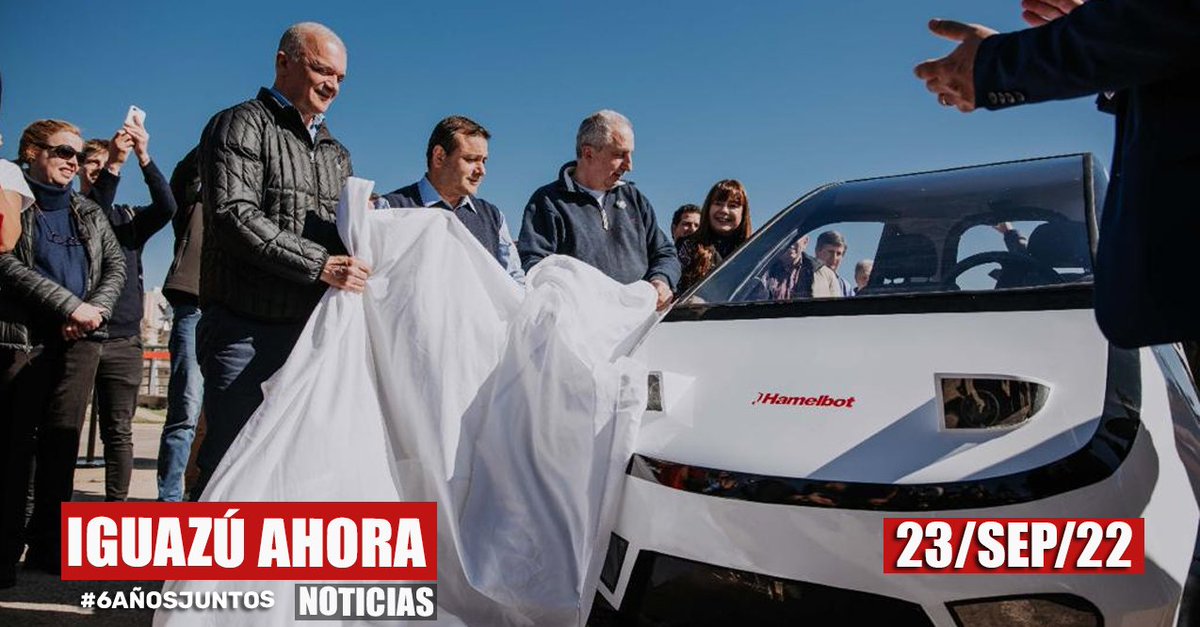 Iguazu_Ahora's tweet photo. #Misiones #CR2 #FANIOT #HAMELBOT #VehículoElectrico
PRESENTARON EL C-R2, EL VEHÍCULO BIPLAZA ELÉCTRICO URBANO PRODUCIDO EN MISIONES
Nota: https://t.co/zEjCLKOaoh https://t.co/rHWTvLS3PP
