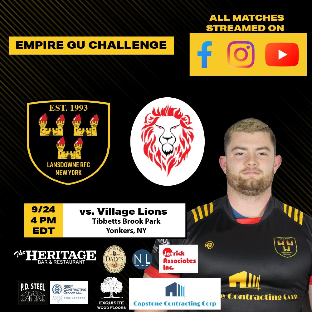 Our Challenge side takes on Village Lions. Catch the match right our Premier side match or tune in online to the livestreams via New Logical Sports.

Link for stream.

l8r.it/2j1B