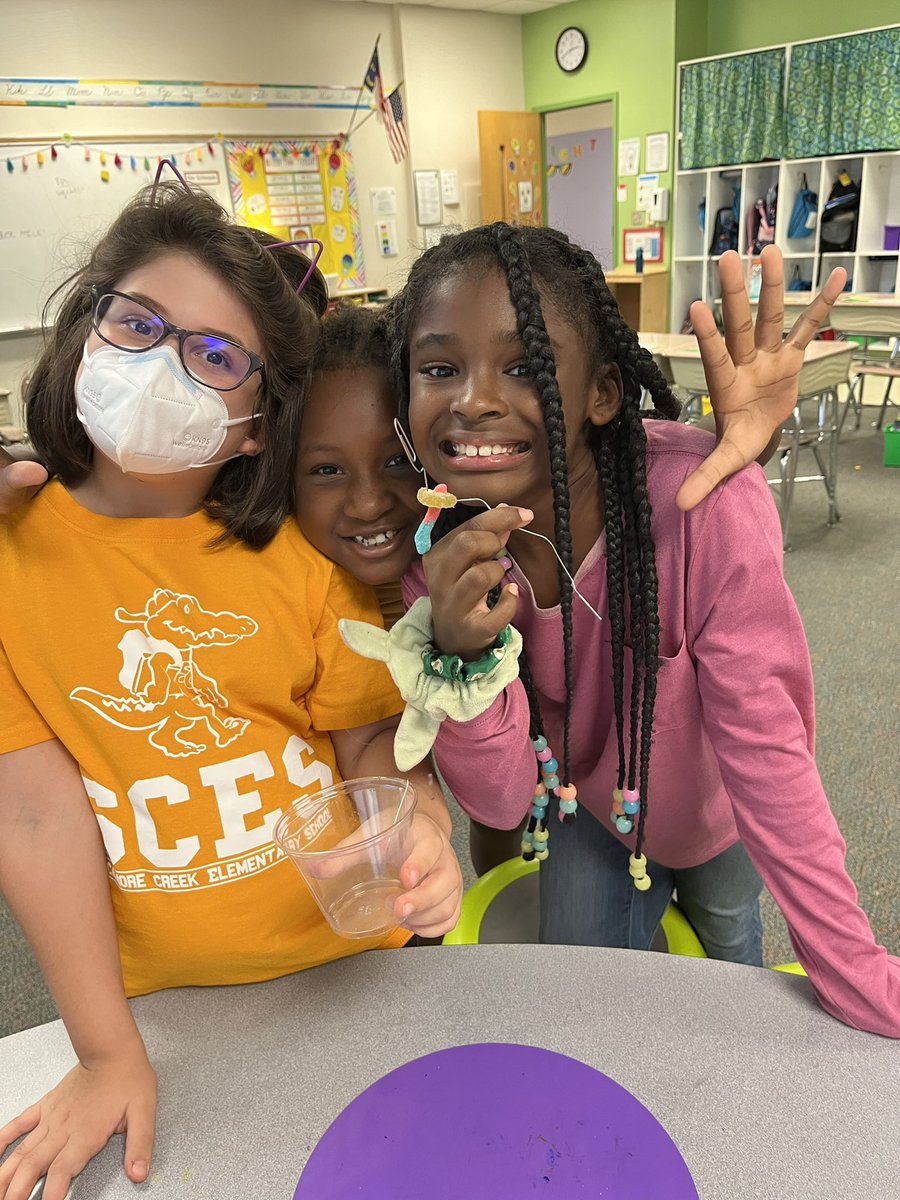 Croc Mile fun! 💙💚 (And the girls saved Fred as an added bonus!) 🥰 Thanks to everyone who made today such a huge success! <a href="/PTA_SCES/">Sycamore Creek PTA</a> Feeling extra grateful this Friday! <a href="/SycamoreCreekES/">Sycamore Creek ES</a> #teamworkmakesthedreamwork