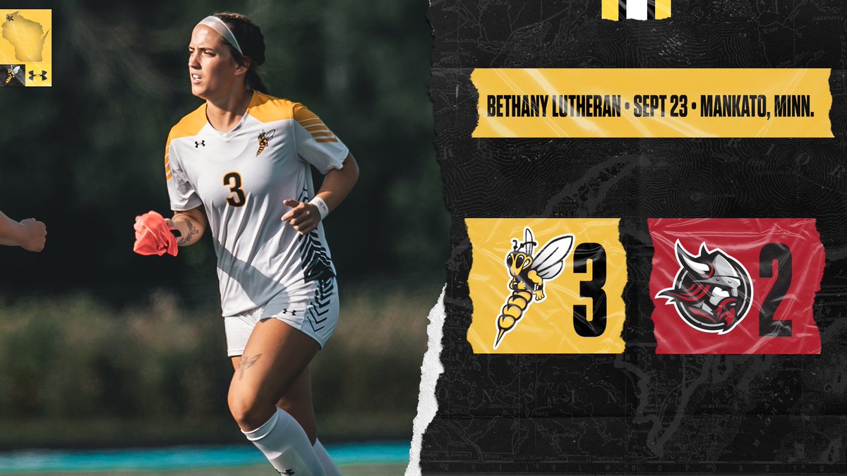 uwswsoc's tweet photo. .@KamrynHill7 scored with 6:09 remaining to lift the Yellowjackets to victory at Bethany Lutheran on Friday in @umacathletics action!

#WeAreSuperior https://t.co/6HD2nhu57A