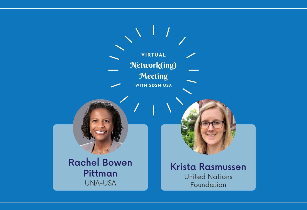 Following #UNGA, Global Goals Week, &amp; Climate Week, SDSN USA will hold a networking meeting to discuss and reflect UN-related activities, as well as the SDGs in the U.S. more broadly. 

Join in on Sept 29, 3:00-4:30 p.m. ET by registering here! ➡️ bit.ly/3r3DGs9