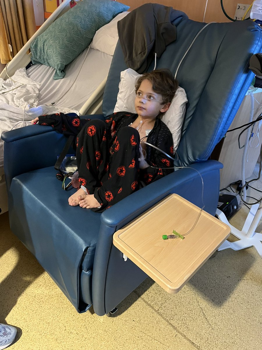 GHCBaseball's tweet photo. Jimmy Braveheart Update:
Overall, Jimmy is doing well. His oxygen levels are still up and down due to fluid buildup around his lungs, so they are working on that, but he has been up and moving around! Keep going Jimmy Braveheart!!
#chd #dilv https://t.co/c33sxQqr18