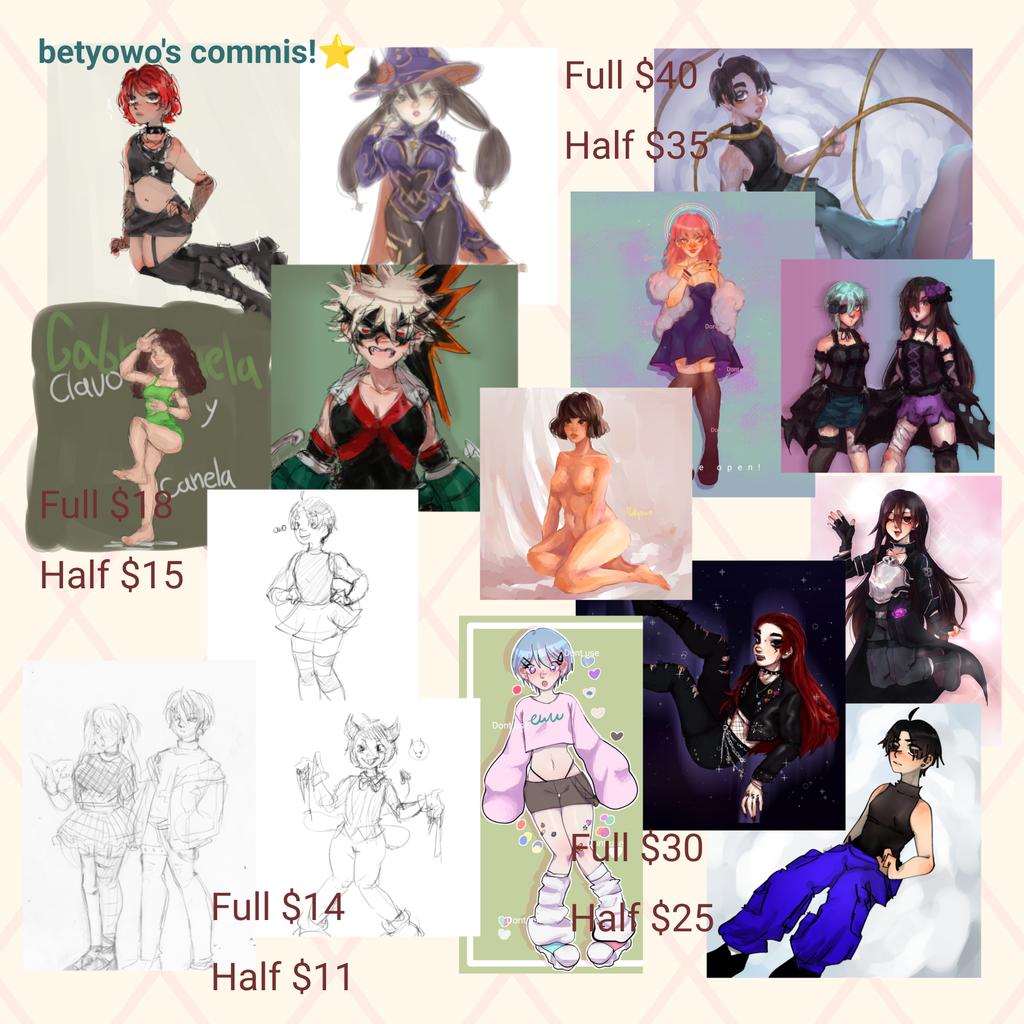 Betyowo_'s tweet image. Hello i have #commissionsopen !
Here can read my terms and conditions: betyowocomis.carrd.co
Just Dm! Rtt are appreciated! 🤍

#Commission #commissionsopens #commissions #commissionTH #commissionart #commstwt #nfsw #vtubercommissions #furrycommissions