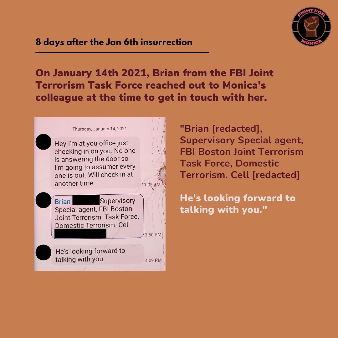 FightForMonica's tweet photo. In the 1950s, the FBI described the purpose of COINTELPRO as a program to “expose, disrupt, or otherwise discredit the activities of Black nationalists”.
1/2
#FightForMonica
#BlackLivesMatter
#cointelpro https://t.co/s14VArtccx