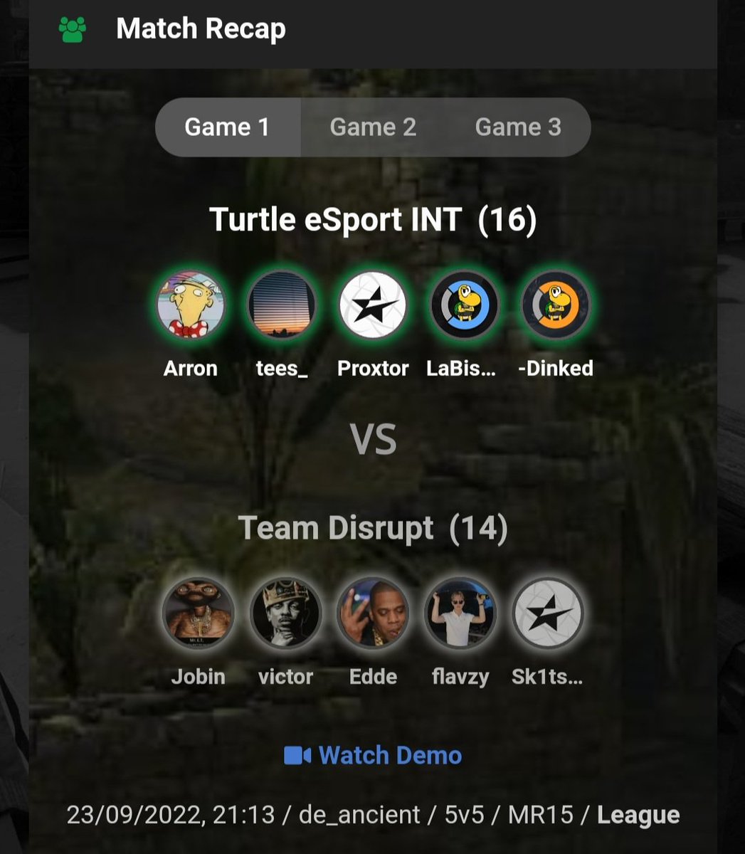We 2-0 our first play off game and get our inters slot back!

So proud of the boys, that was soke solid CS and we deserved that win!