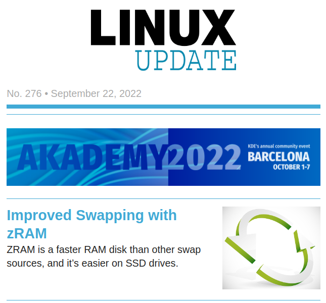 linux_pro's tweet photo. Did you miss Linux Update this week? Read it now and subscribe to get it every week! https://t.co/GOD9dhLBhR #Linux #newsletter #OpenSource #zRAM #FOSS #Ubuntu #GNOME #CrystalLinux #metadata #RaspberryPi #jobs #events #Archive https://t.co/AQBZpTD05F