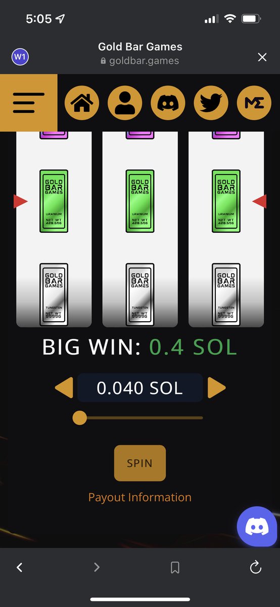 SuperMatt456's tweet photo. Not bad for a second play of the day @GoldBarGames_ 
Thank you to all who have donated to the goldbar treasury which donated to me 🤝 https://t.co/prMXXHCYRj