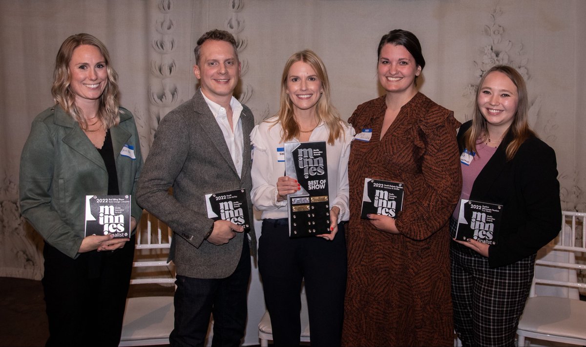 carmichaellynch's tweet photo. Another big win under our belts! We took home Best of Show last night at The Minnies for @pagodasnacks "Put the Egg Rolls In!". Congrats to the CL team and all the other finalists, and a huge thank you to @AdFedMN for the wonderful event! https://t.co/wz9cU7KEaf