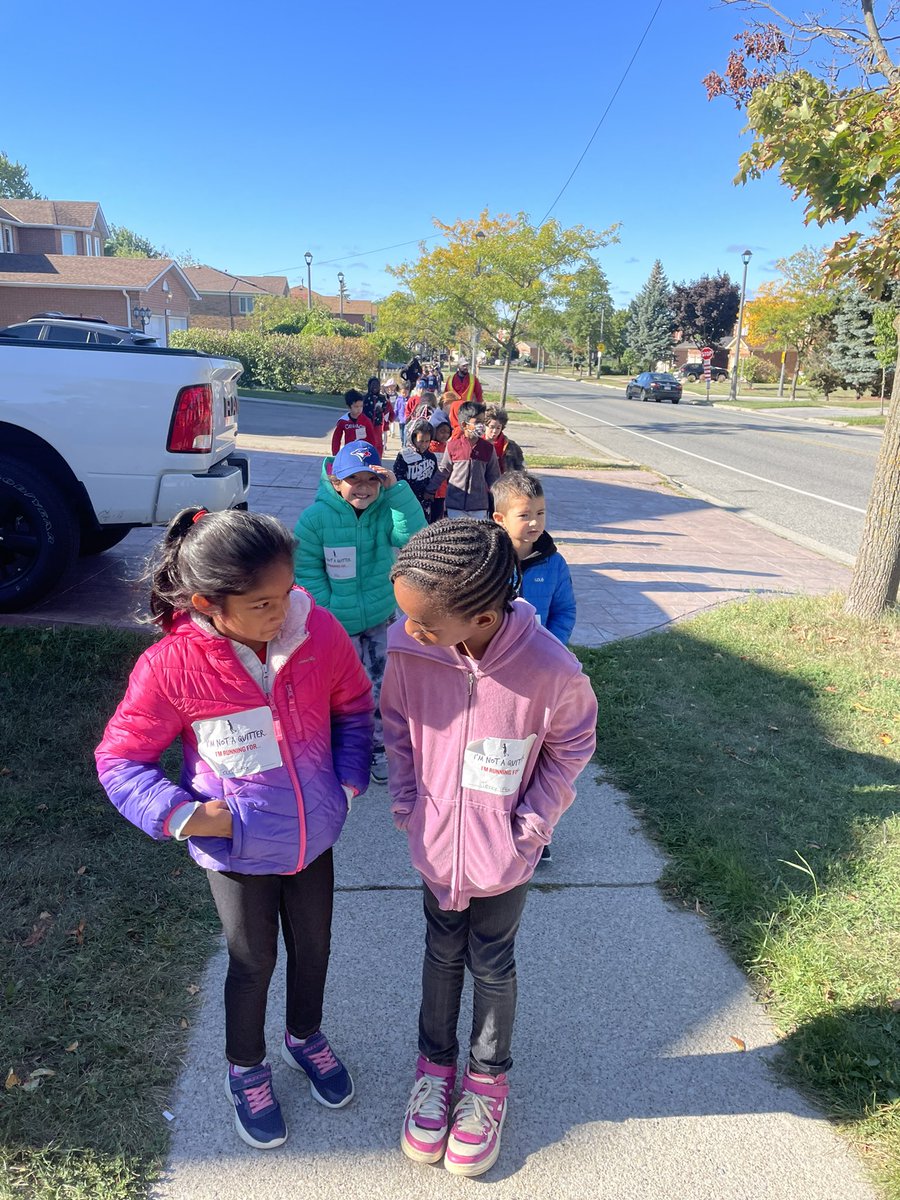 Today we walked for Terry Fox. Thank you for all the donations! <a href="/StGregory01/">St.Gregory</a>