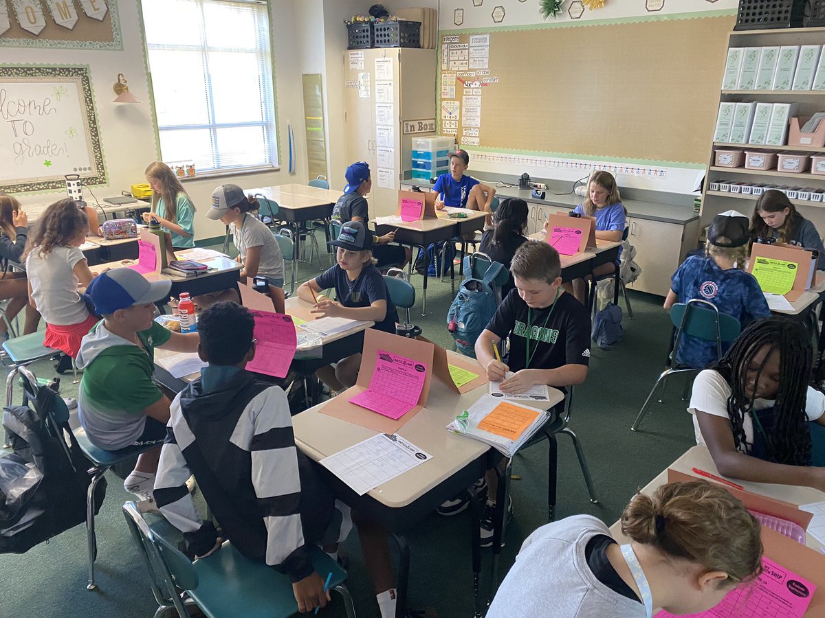 Math Battleship today was a hit! (no pun intended) <a href="/EubanksDragons/">Eubanks Intermediate</a>