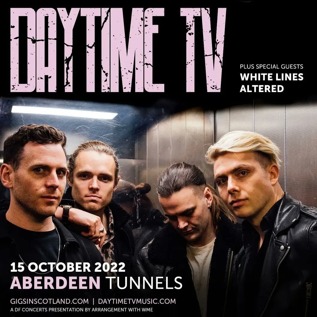 AlteredBandUk's tweet photo. OCTOBER 15TH IN TUNNELS SUPPORTING THE MIGHTY DAYTIME TV

DONT MISS IT

https://t.co/Gwgc8aOvPr https://t.co/4RRIId5hM1