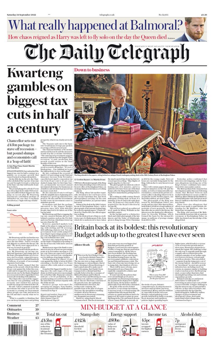Allie Hodgkins Brown On Twitter Saturday s Daily TELEGRAPH Kwarteng 