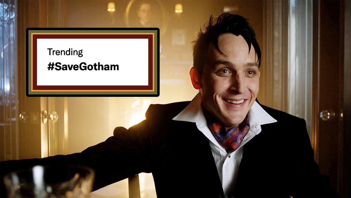 LongLiveGotham's tweet photo. #SaveGotham is trending again this evening! Hugs all around. #Gotham https://t.co/RpCfWc4rIx