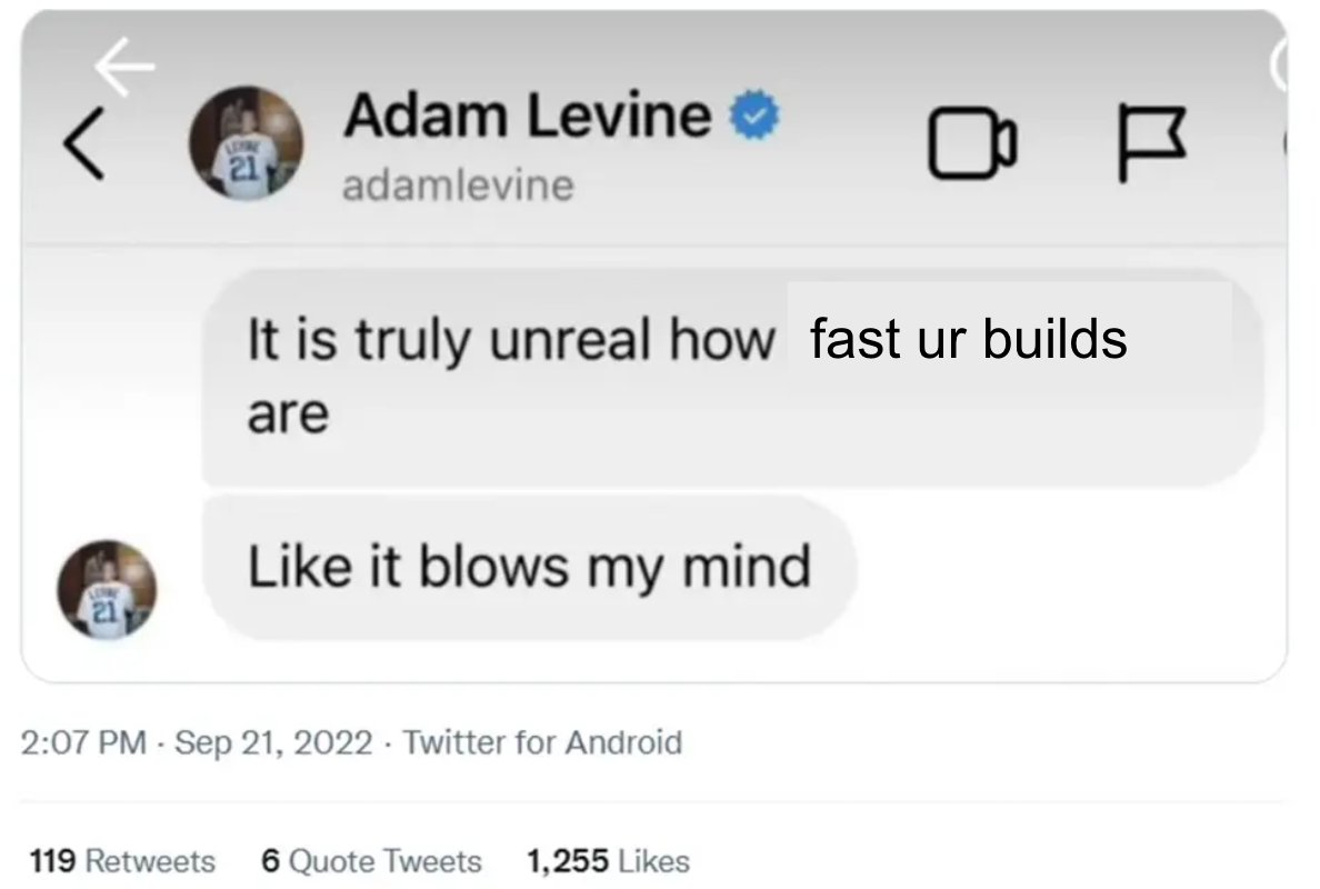 GatsbyJS's tweet photo. .@adamlevine even slid into our DMs 🙄 https://t.co/ee8a978CgE