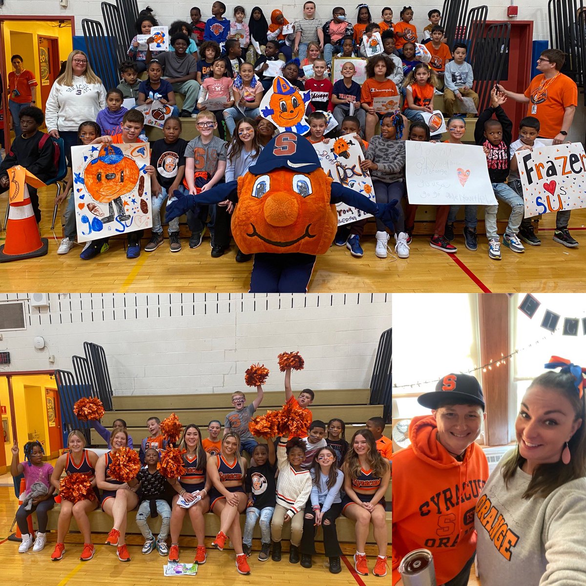 So much fun with <a href="/Cuse/">Syracuse Athletics</a> cheer and dance team and of course <a href="/TheOttoOrange/">Otto The Orange</a> <a href="/FrazerFrontier/">Frazer School</a>