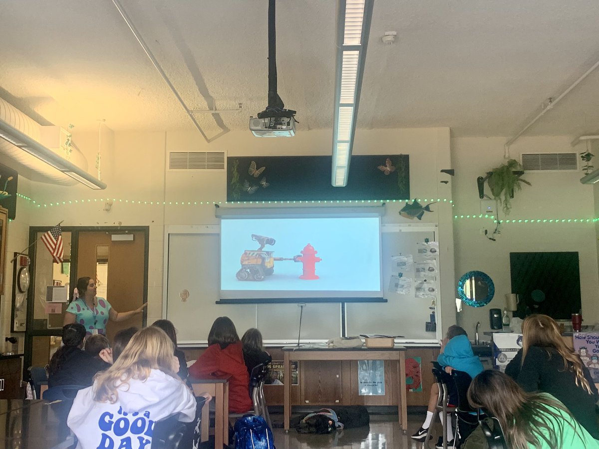 BcrowleyD95's tweet photo. It’s Disney day in Ms. Jiron’s (aka Sully) class. Kids had a ball analyzing Disney clips for Newton’s third. The  joy was contagious. @JironandCosmo #itsdisneyland #BetterTogetherD95 https://t.co/yWvgMQfN3Q