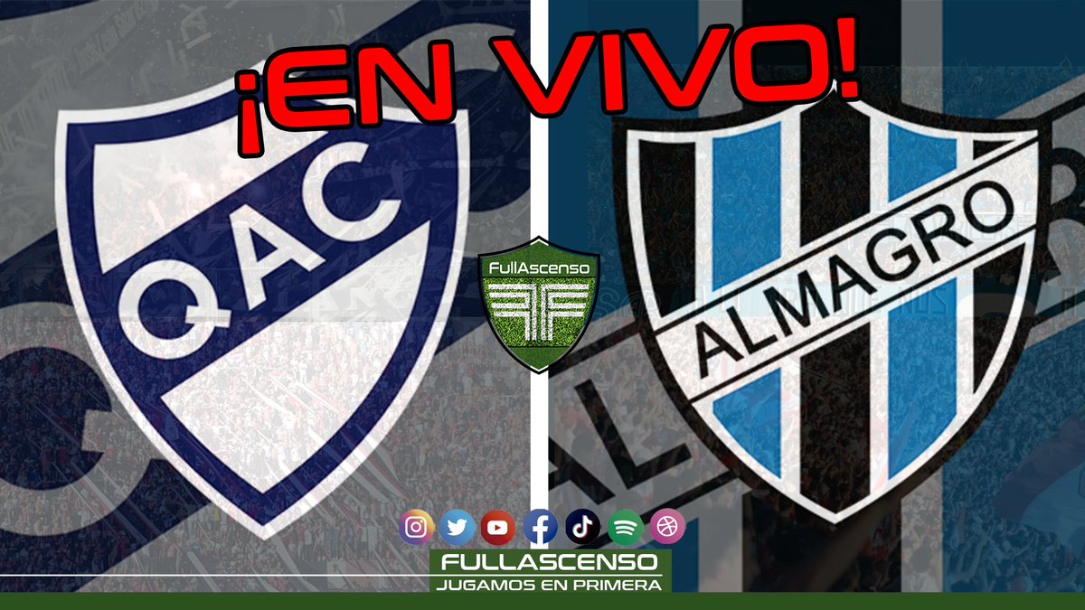 Tarde de #ascenso 
▶️ YouTube

🏟️ Estadio Centenario Ciudad de Quilmes
⚽ #Quilmes vs #Almagro 

📺@FullascensoOK 

👇
youtu.be/ZKKhQ3oEWqQ