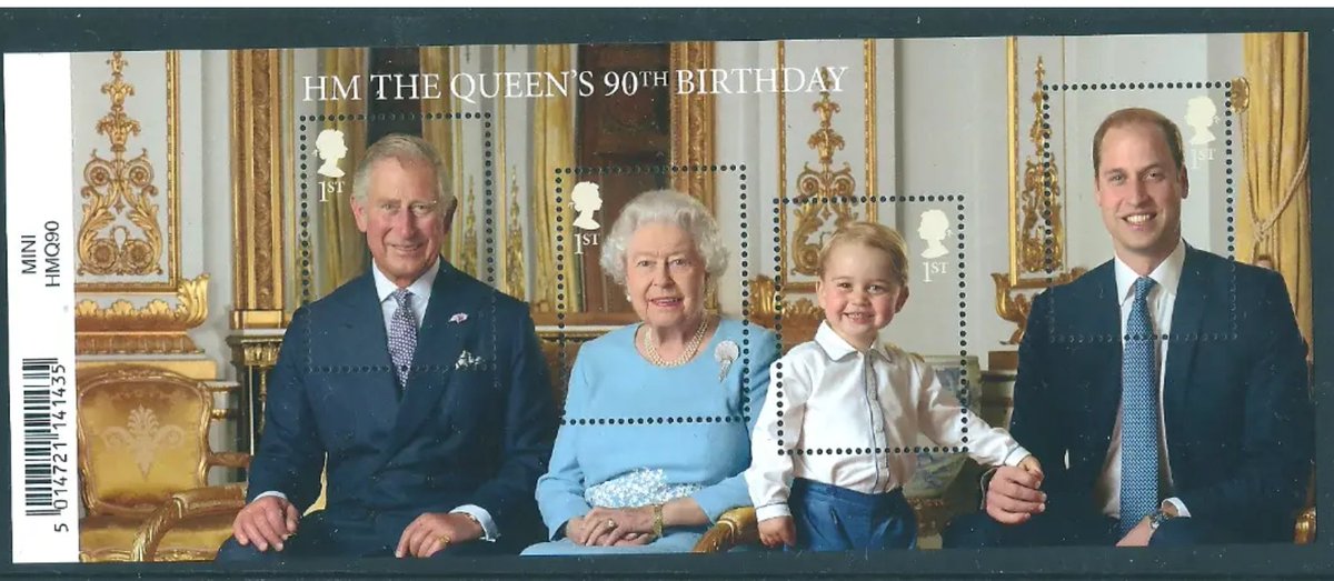 Front and centre in my album when looking back at Queen Elizabeth's reign, a smile by all to show the fellow Kings I will see in my lifetime #philately #Queen #KingCharlesIII